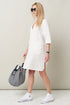 Image 5 of Linen tunic dress made with high quality linen fabric Mala from Baltic Linen